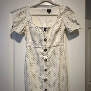 Polka dot dress by Mango